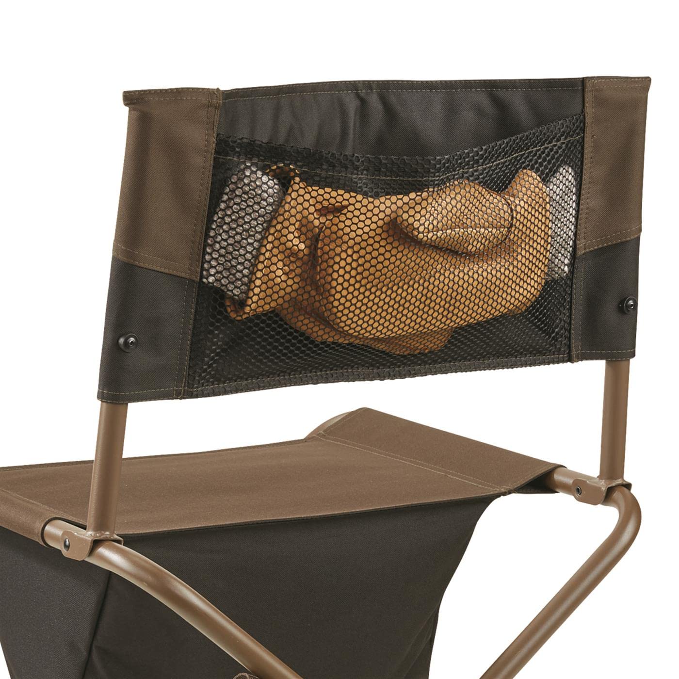 HUNTRITE Legend zippered storage bag keeps gear within reach.