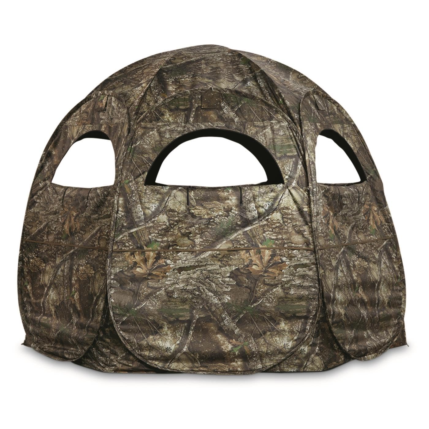 HUNTRITE Super Magnum side windows enable multiple-angle shooting during hunts
