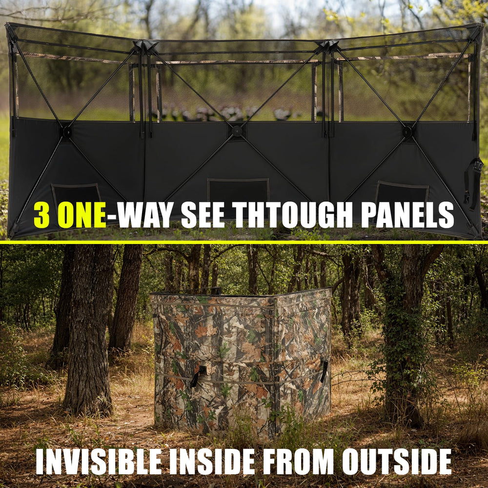 HUNTSEN camouflage pattern with vegetation loops enhances concealment