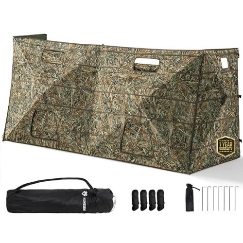 HUNTSEN hunting blind camouflage pattern blends with surroundings for concealed hunts