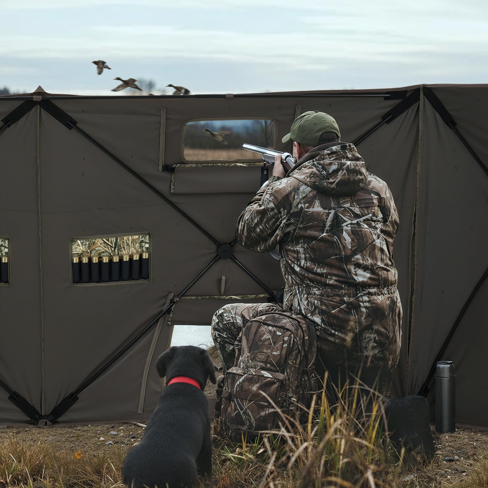HUNTSEN hunting blind included carry bag for portable hunting