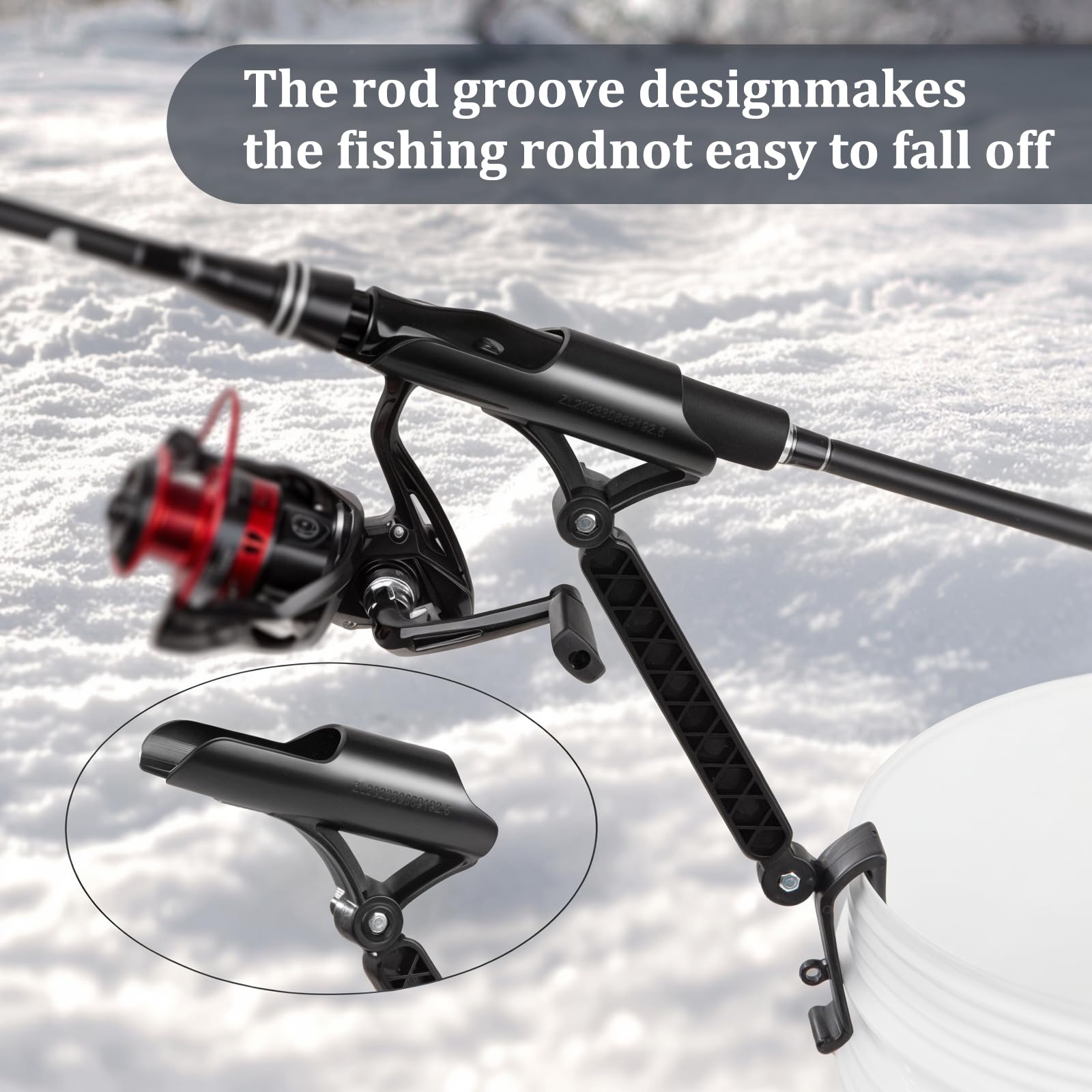 Huntury durable ABS material withstands ice impacts and wear