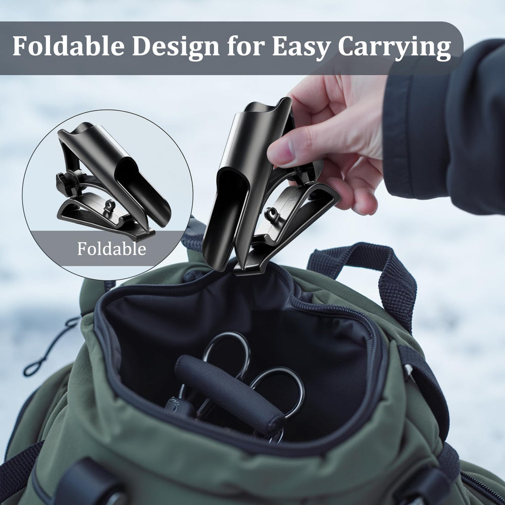 Durable waterproof plastic resists cold and wear.