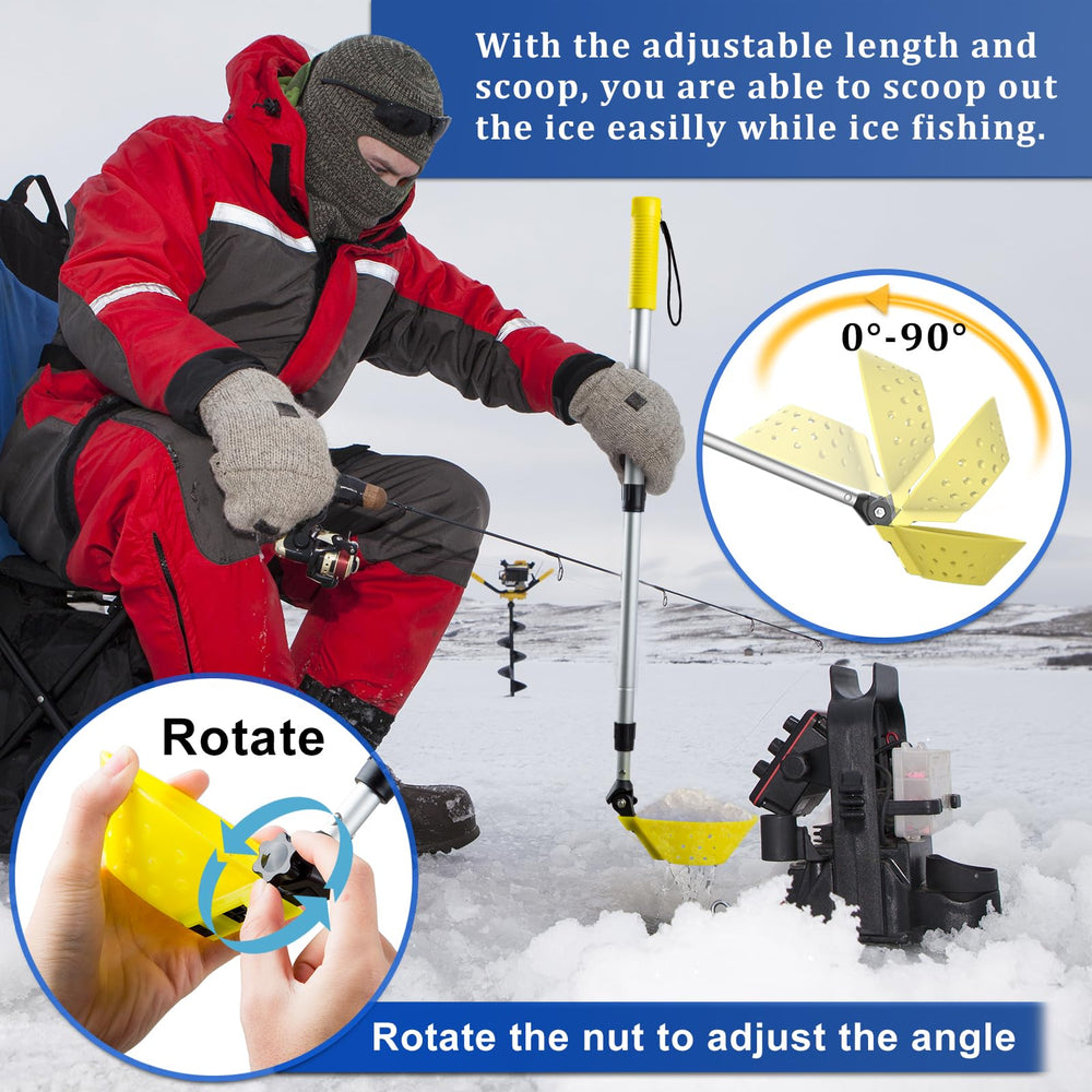 Doubled spoon height for increased ice capacity