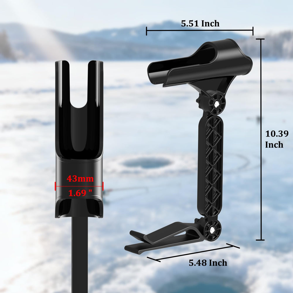 Huntury includes two clip-on holders for versatile setups.
