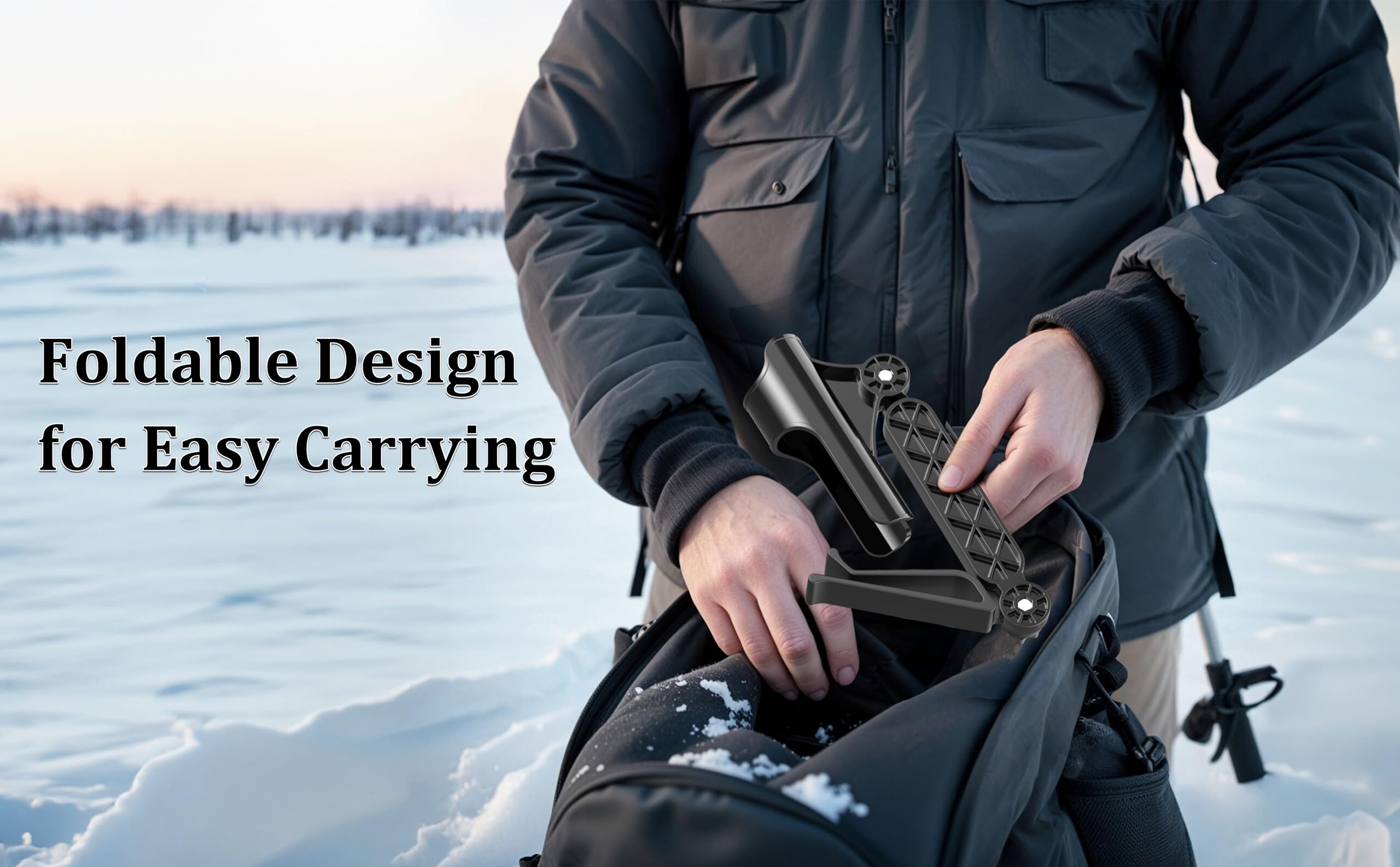 Huntury an ideal gift for ice-fishing enthusiasts.