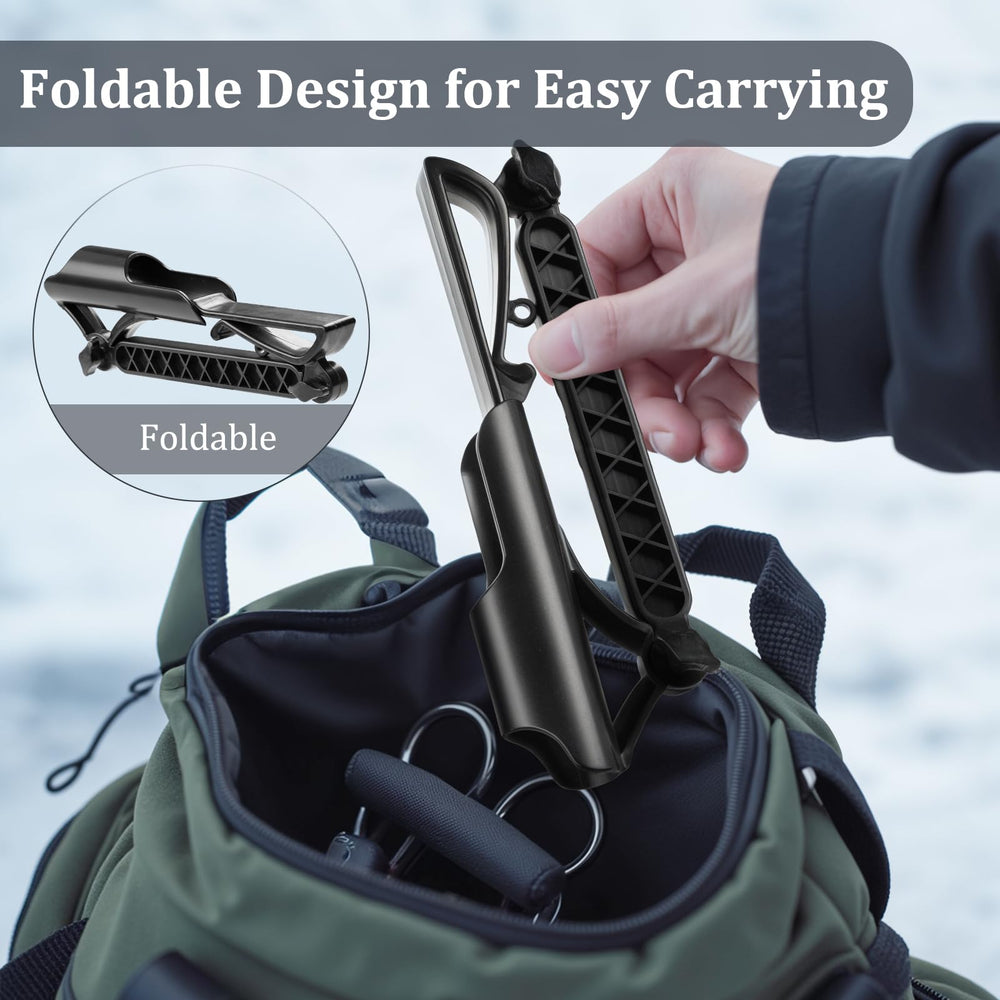 Huntury wide rod compatibility supports different fishing styles on ice