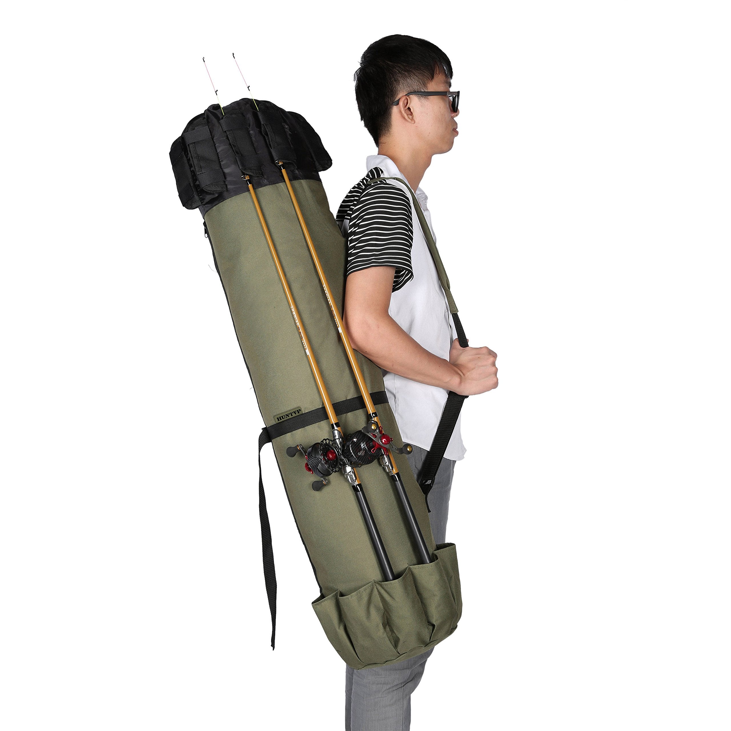 Interior layout showing compartments for tackle