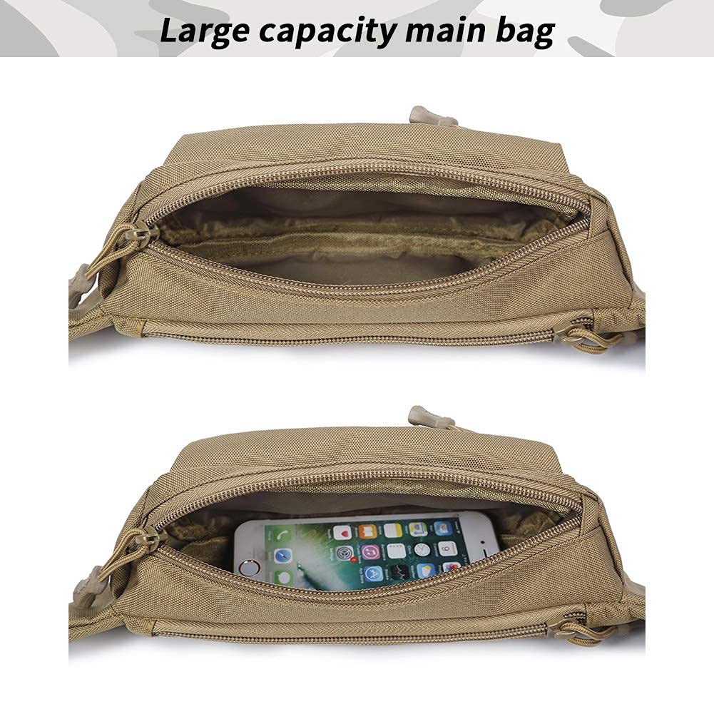Huntvp Lightweight waist bag ideal for travel and daily use.