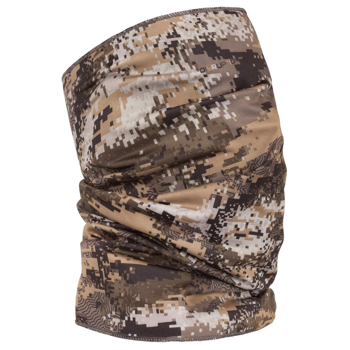Huntworth Disruption Camo neck tube for versatile neck and face coverage.