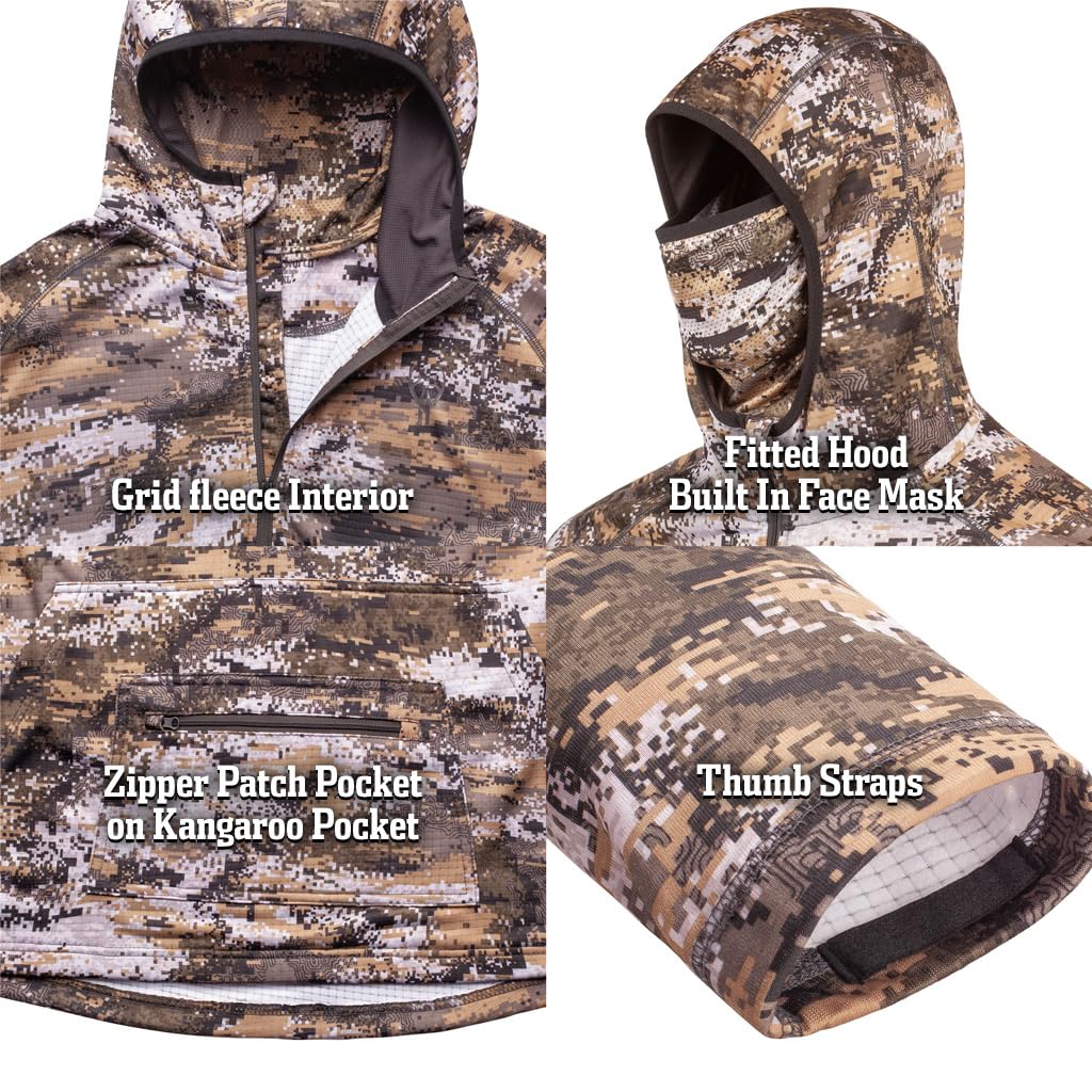 Huntworth Shelton layering-ready design for versatile use in cold hunts.