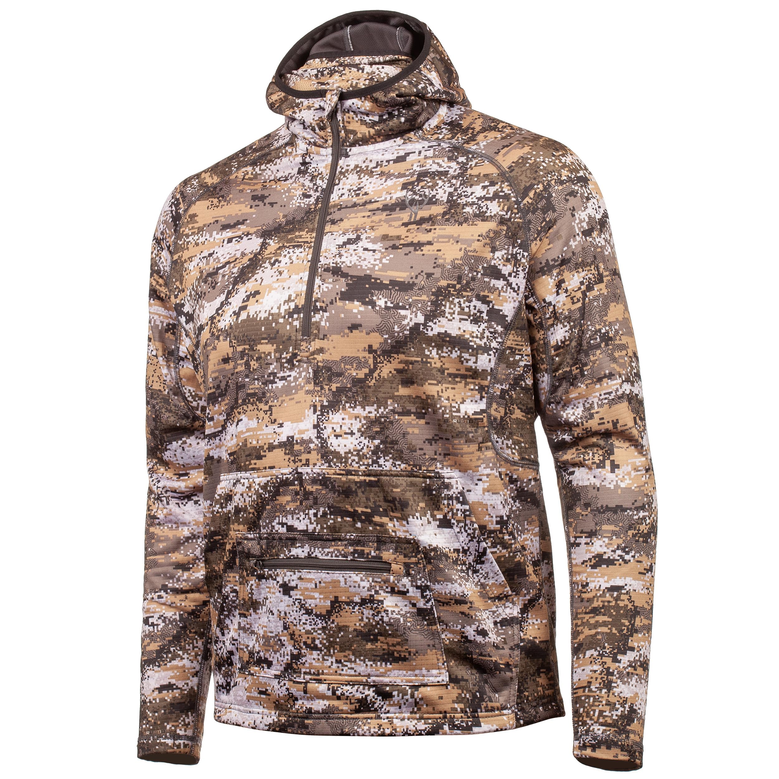 Huntworth Shelton pocket detail with roomy kangaroo pocket and secure storage.