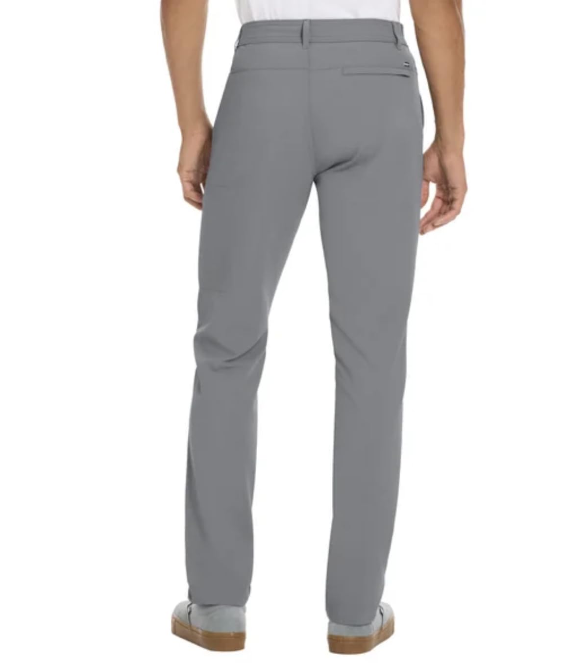 Hurley men’s water-repellent pant side pocket zip closeup illustrates secure storage