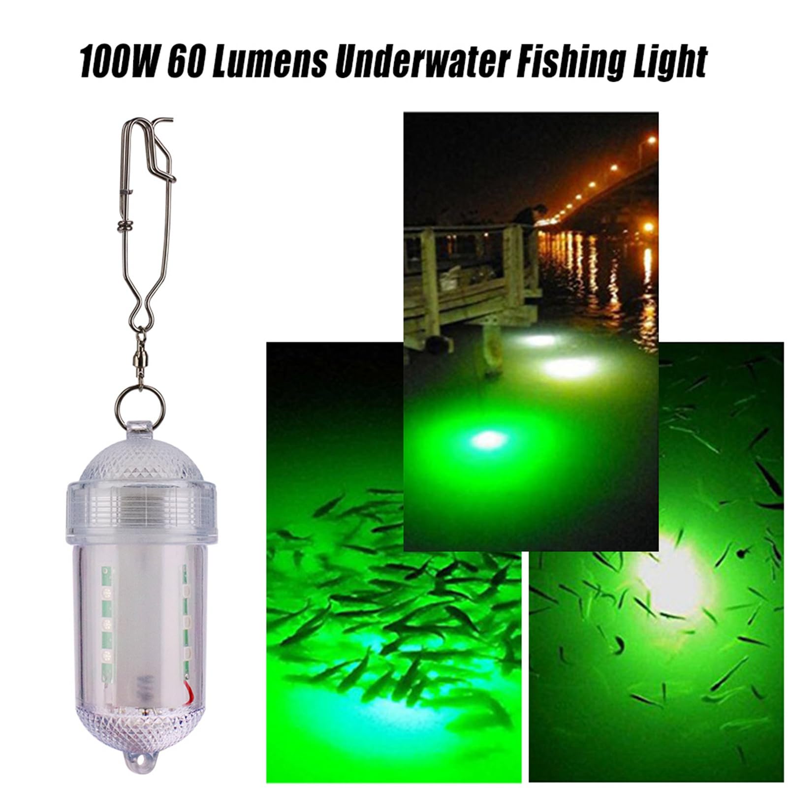 Durable plastic body of HURRISE underwater light