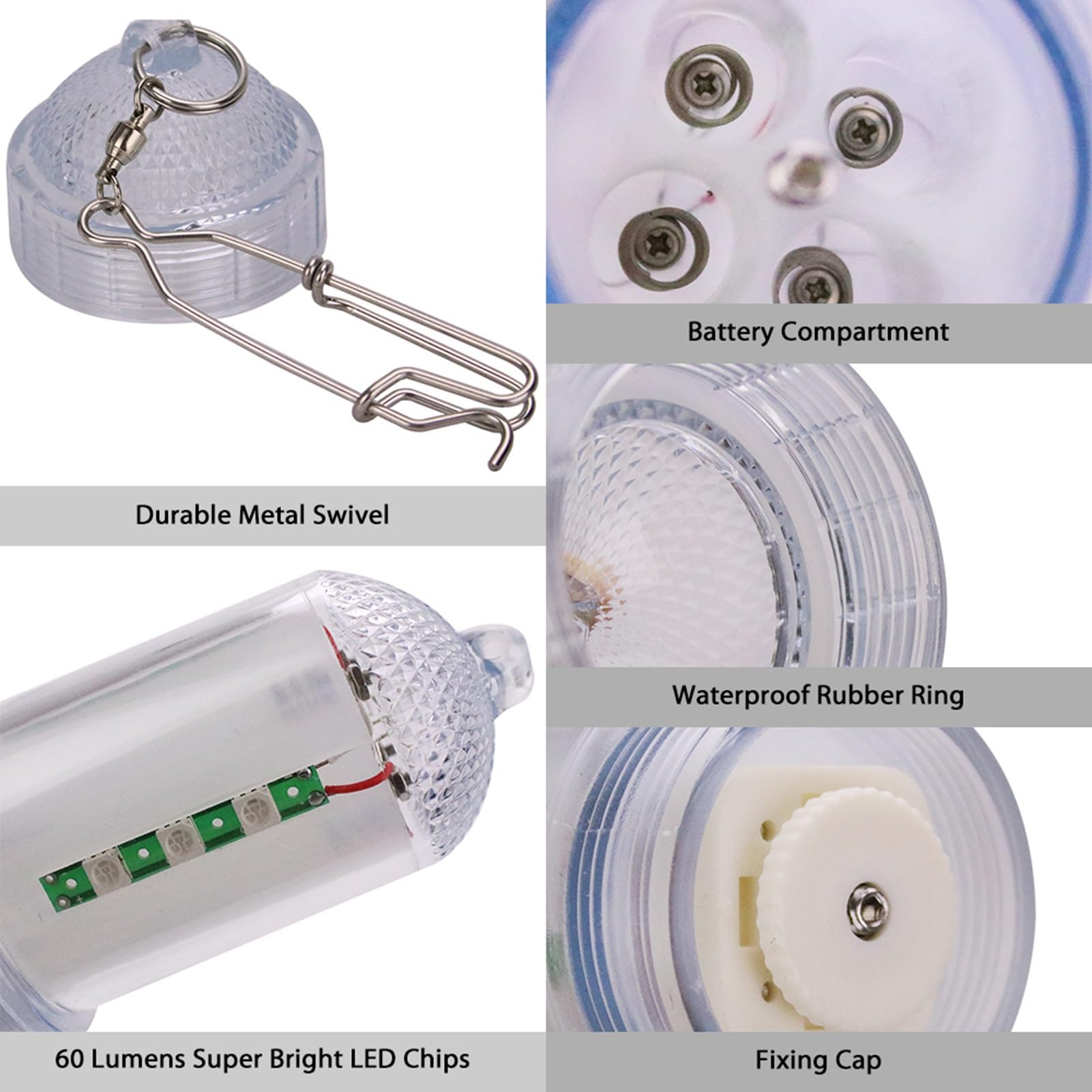 HURRISE night fishing light for docks and boats