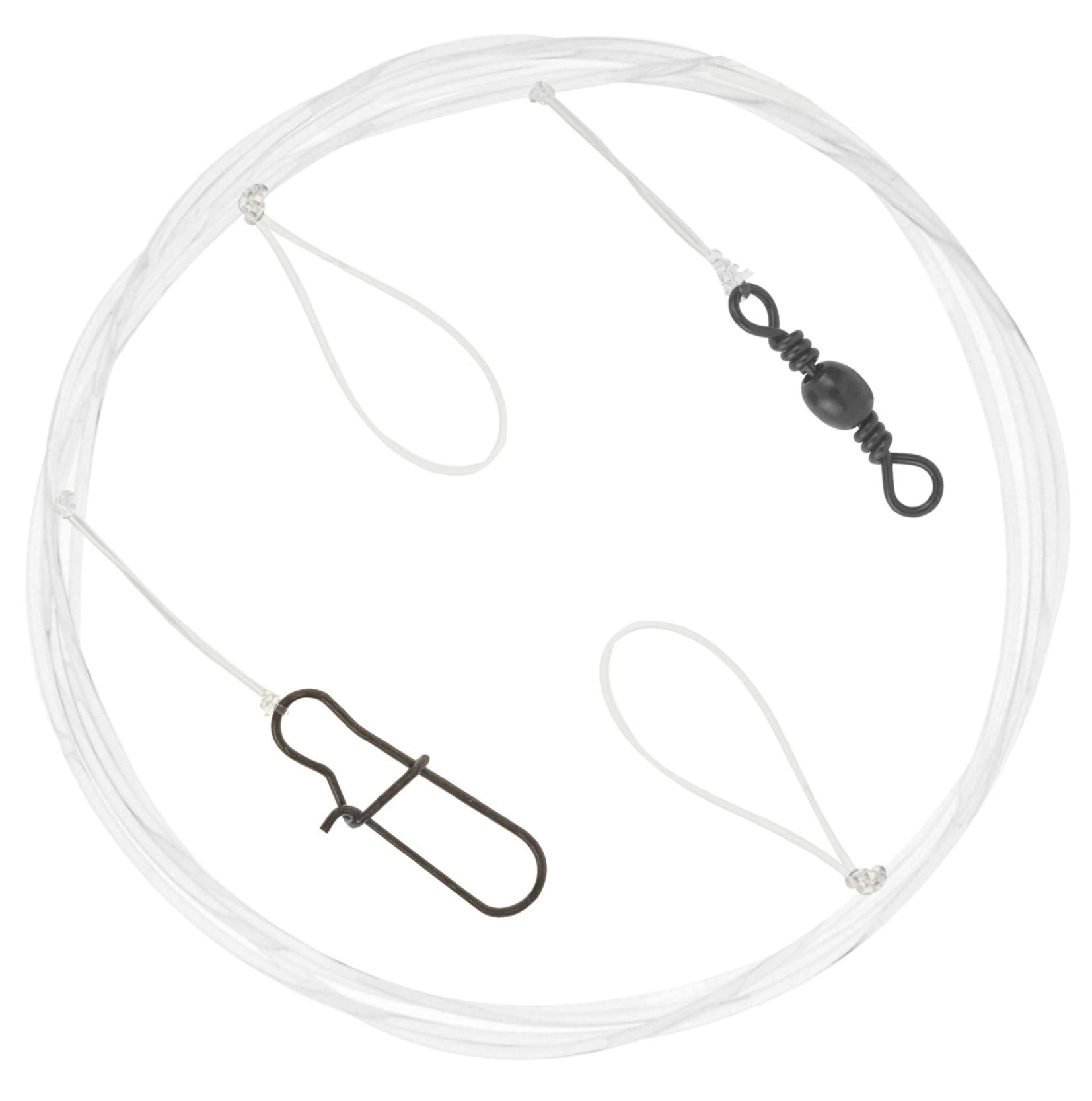 Hurricane Double Drop Surf Leader 30-Pound with two droppers, designed for versatile surf fishing setups.