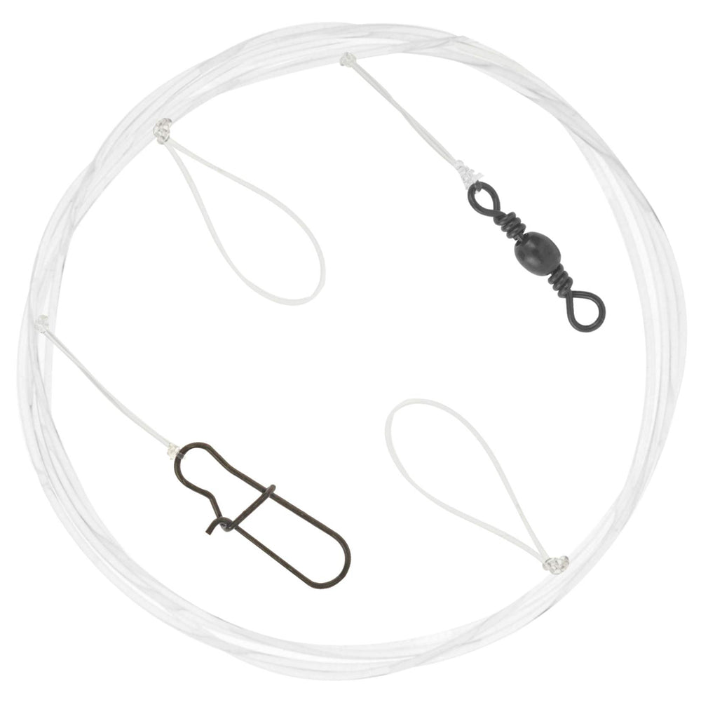 Hurricane Double Drop Surf Leader 30-Pound with two droppers, designed for versatile surf fishing setups.