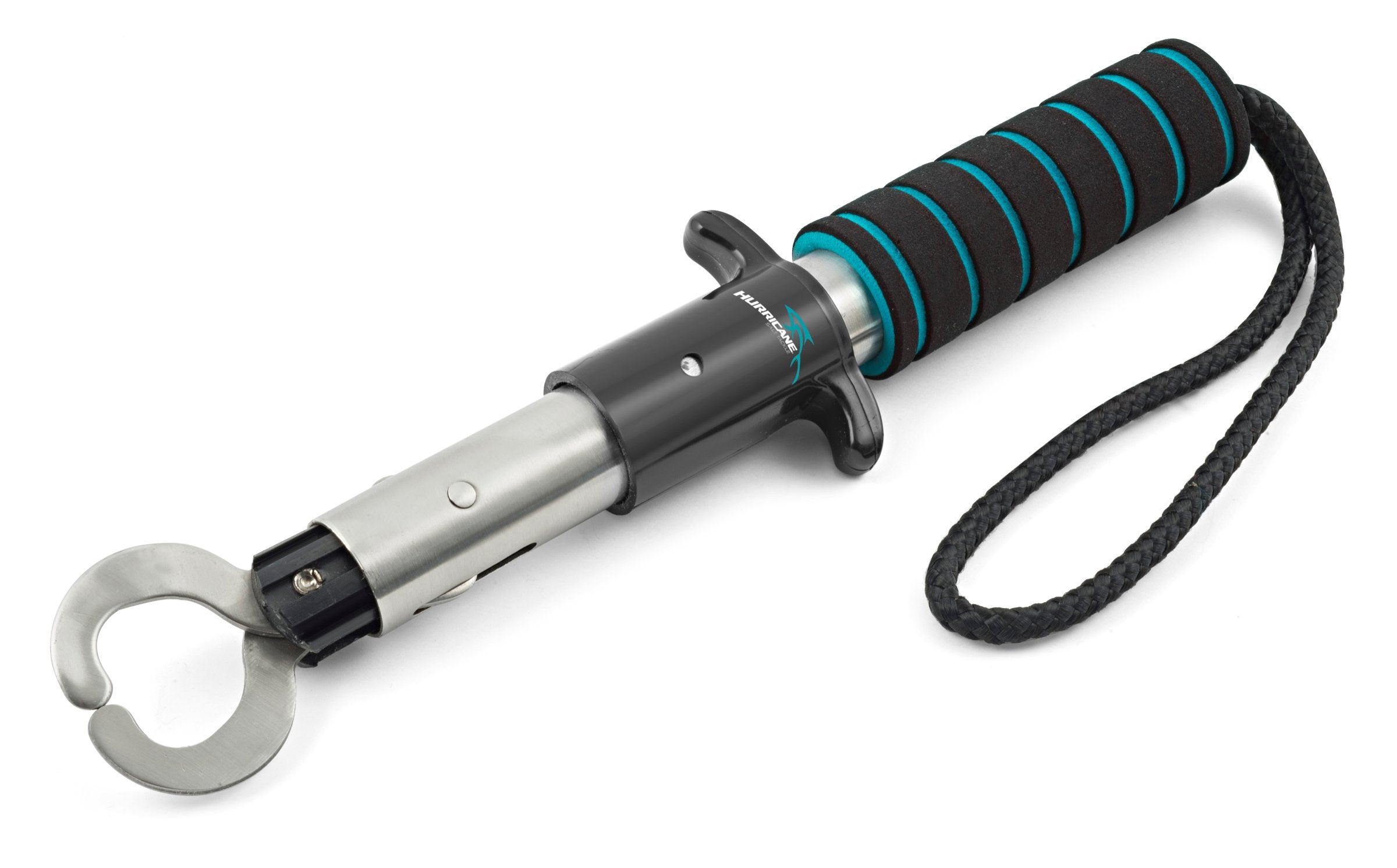 HURRICANE HUR-15A fish grip with tungsten cutters for secure handling of slippery fish.