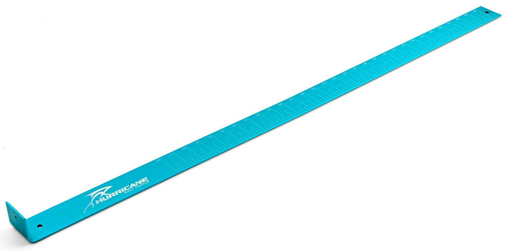 Hurricane Hur-91A 40 inch aluminum fishing ruler for deck or wall mounting
