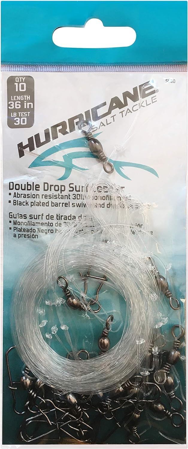 Hurricane Surf Fishing Leader Bundle complete set, ready for a day of coastal fishing.