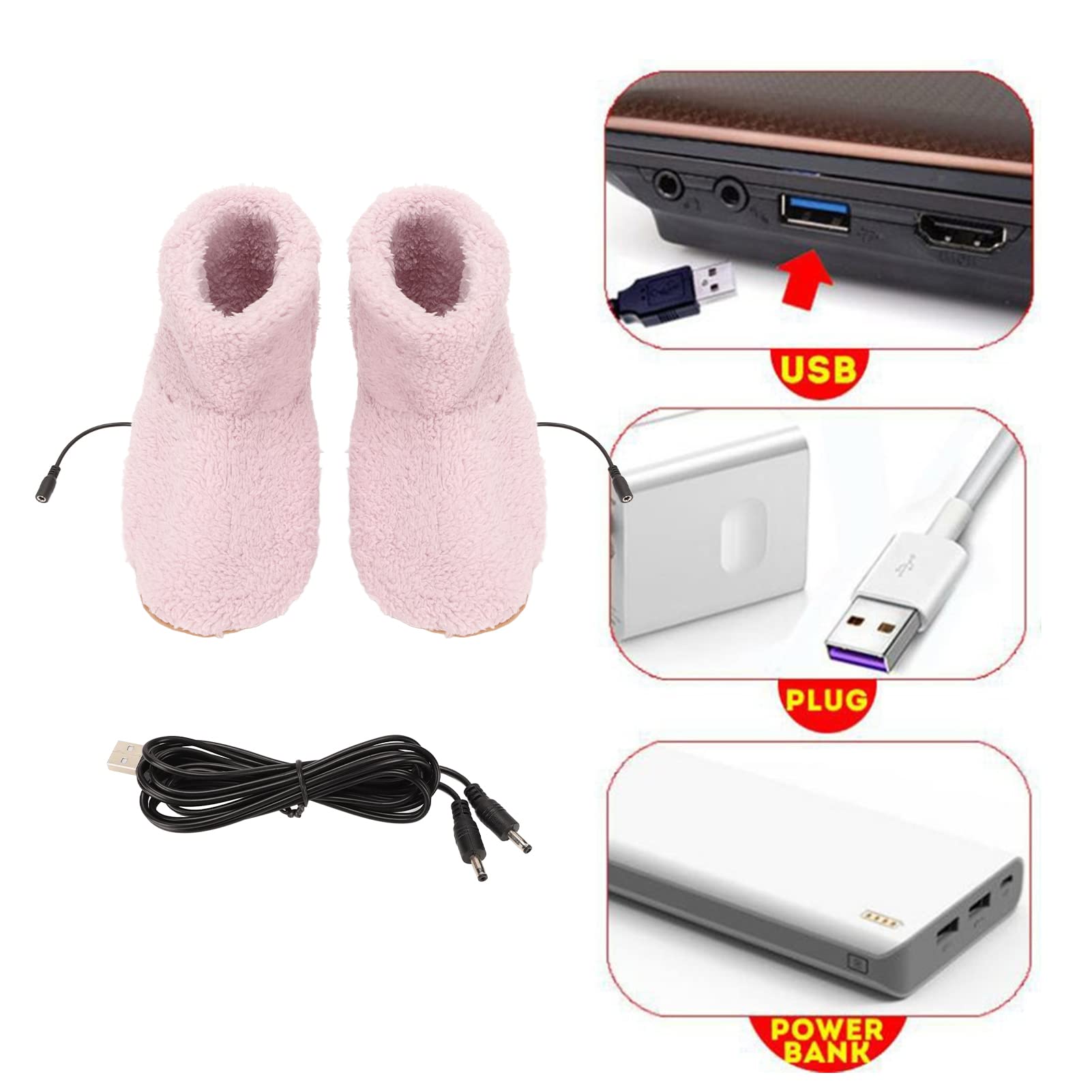 HURRISE heated foot warmer shoes used in car for warm feet on the go.