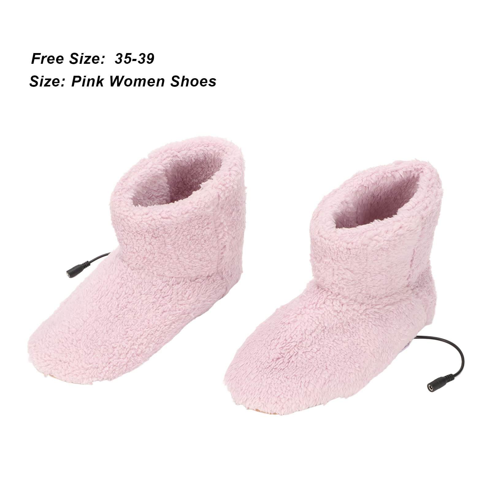 HURRISE heated foot warmer shoes use soft flannel material for warmth.