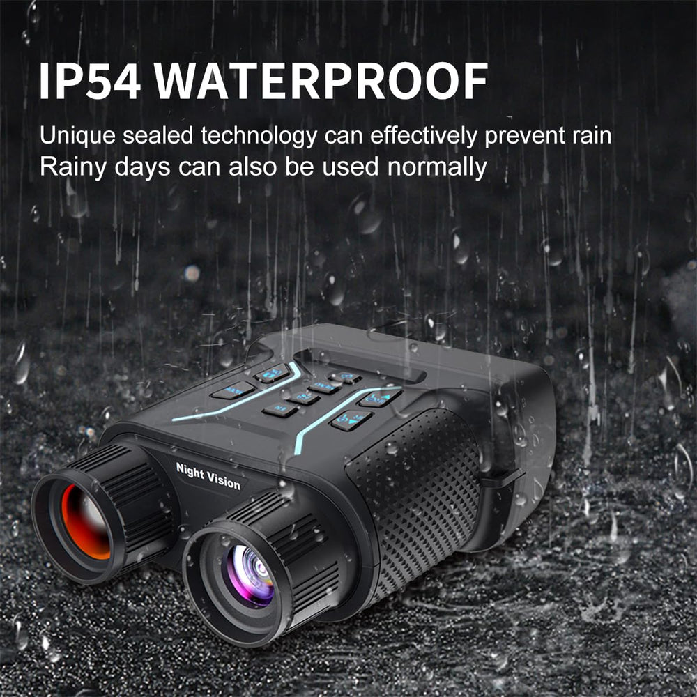 HURYSIN night vision goggles intuitive control panel simplifies switching modes for recording.