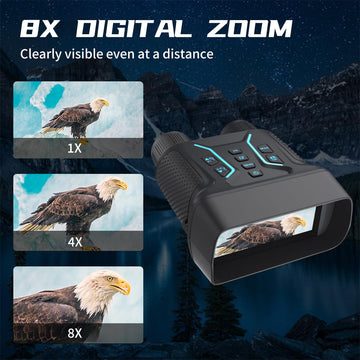 HURYSIN night vision goggles IP54 durability protects against weather during rugged outdoor use.