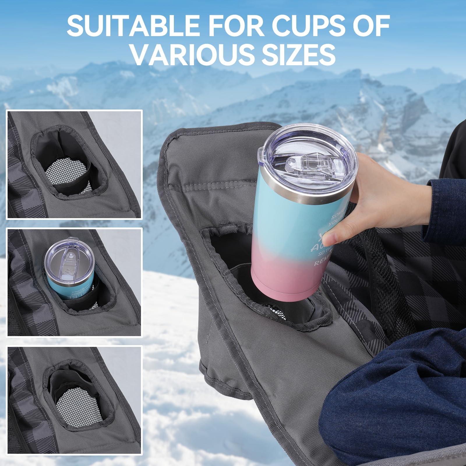 Huskfirm carry bag with foldable chair for easy transport