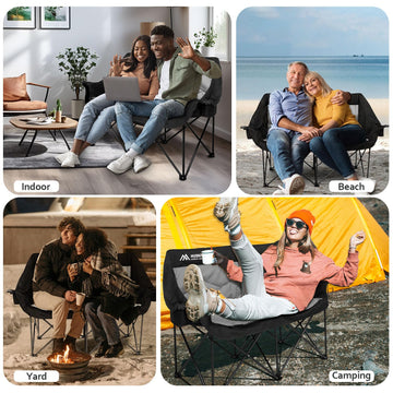 Huskfirm outdoor-friendly design suits camping, fishing, tailgating, or backyard gatherings.