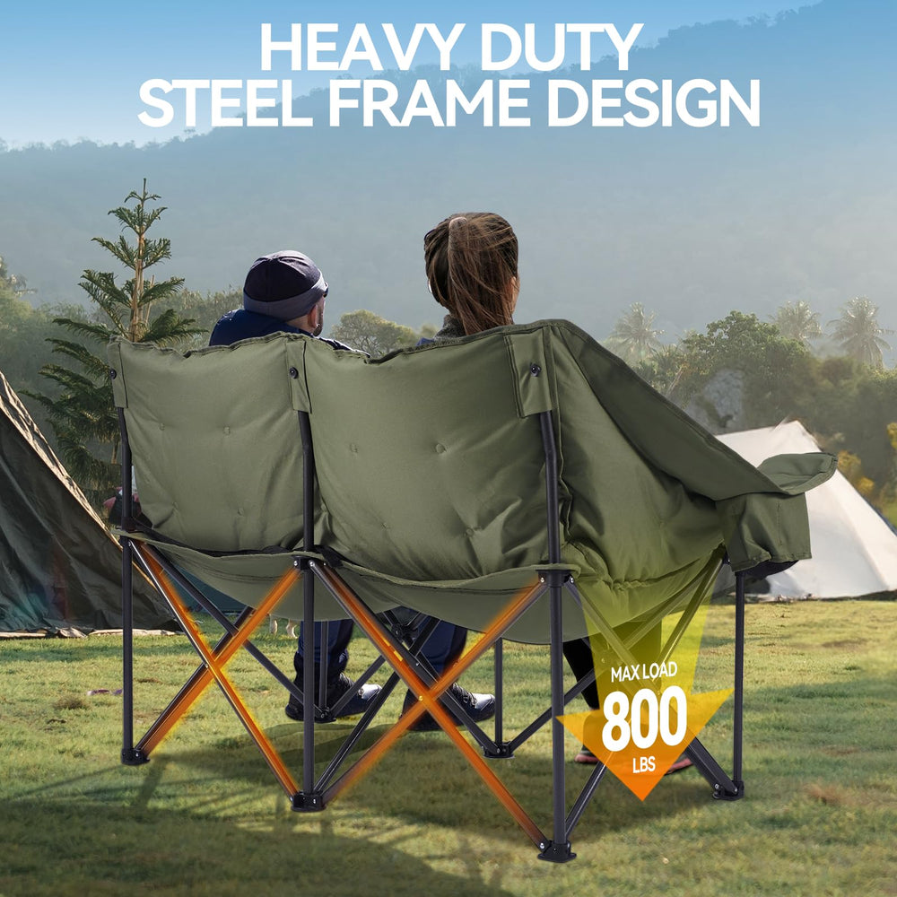 Huskfirm portable-carry-bag-folding-chair enables quick transport and easy storage.