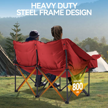 Huskfirm steel frame and 800D fabric offer strong, lasting performance outdoors.