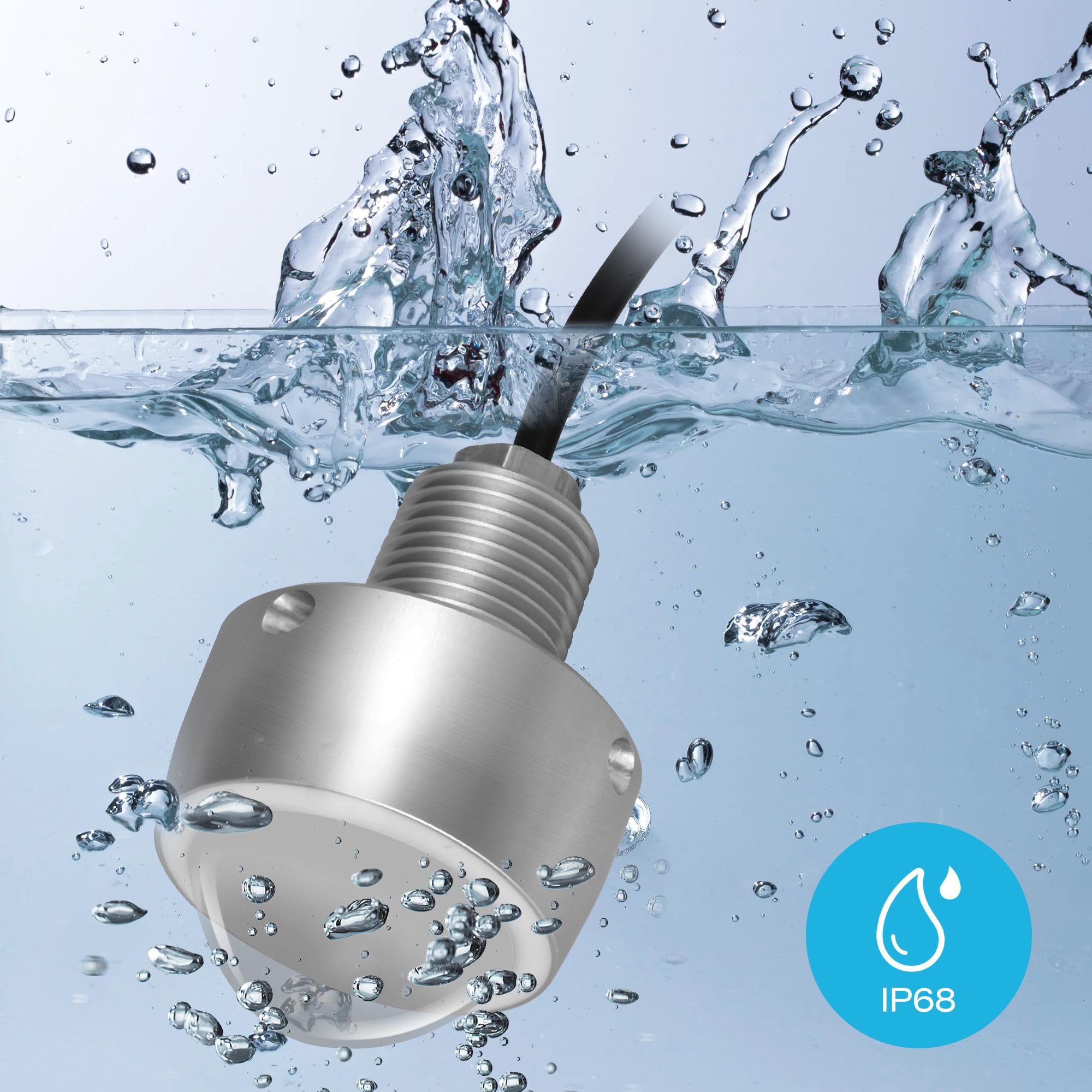 IP68 waterproof blue underwater LED light for boats