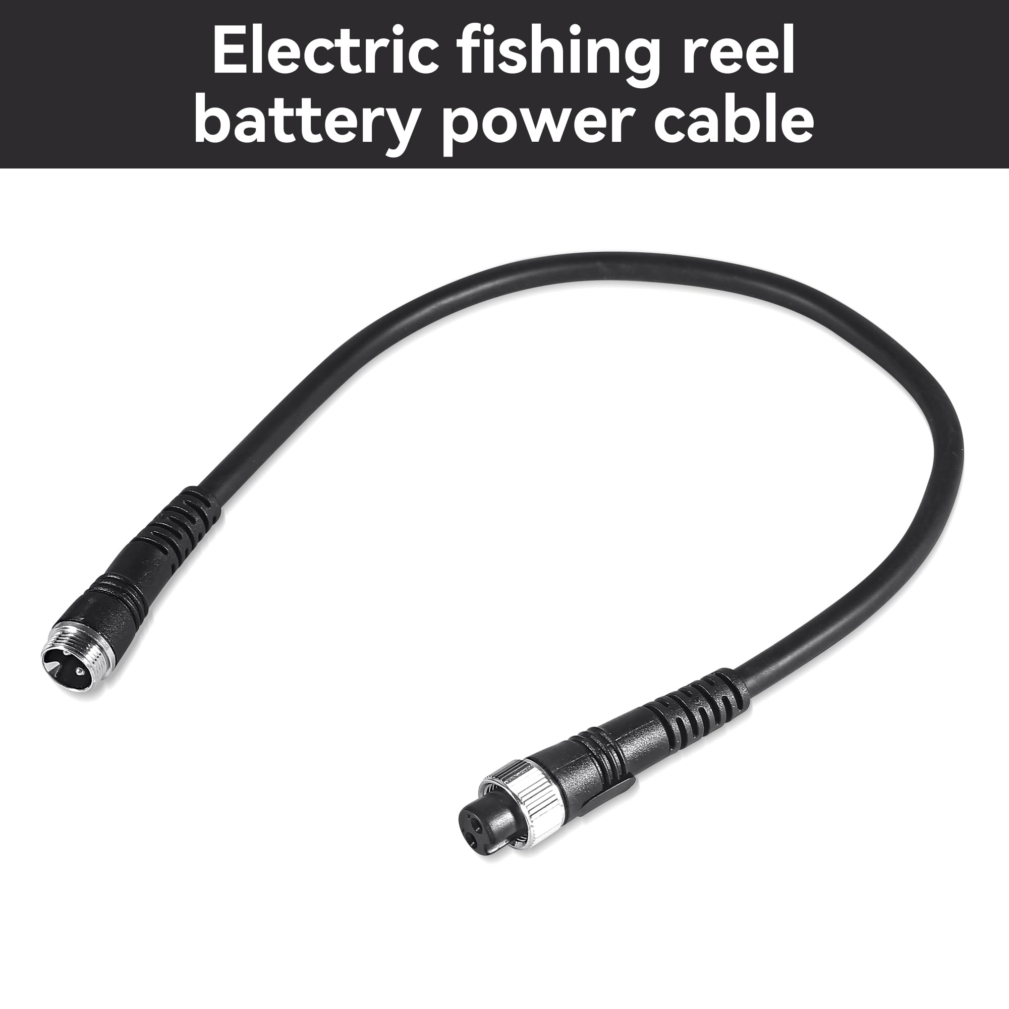 Close-up of 1.5ft power cable showing copper core