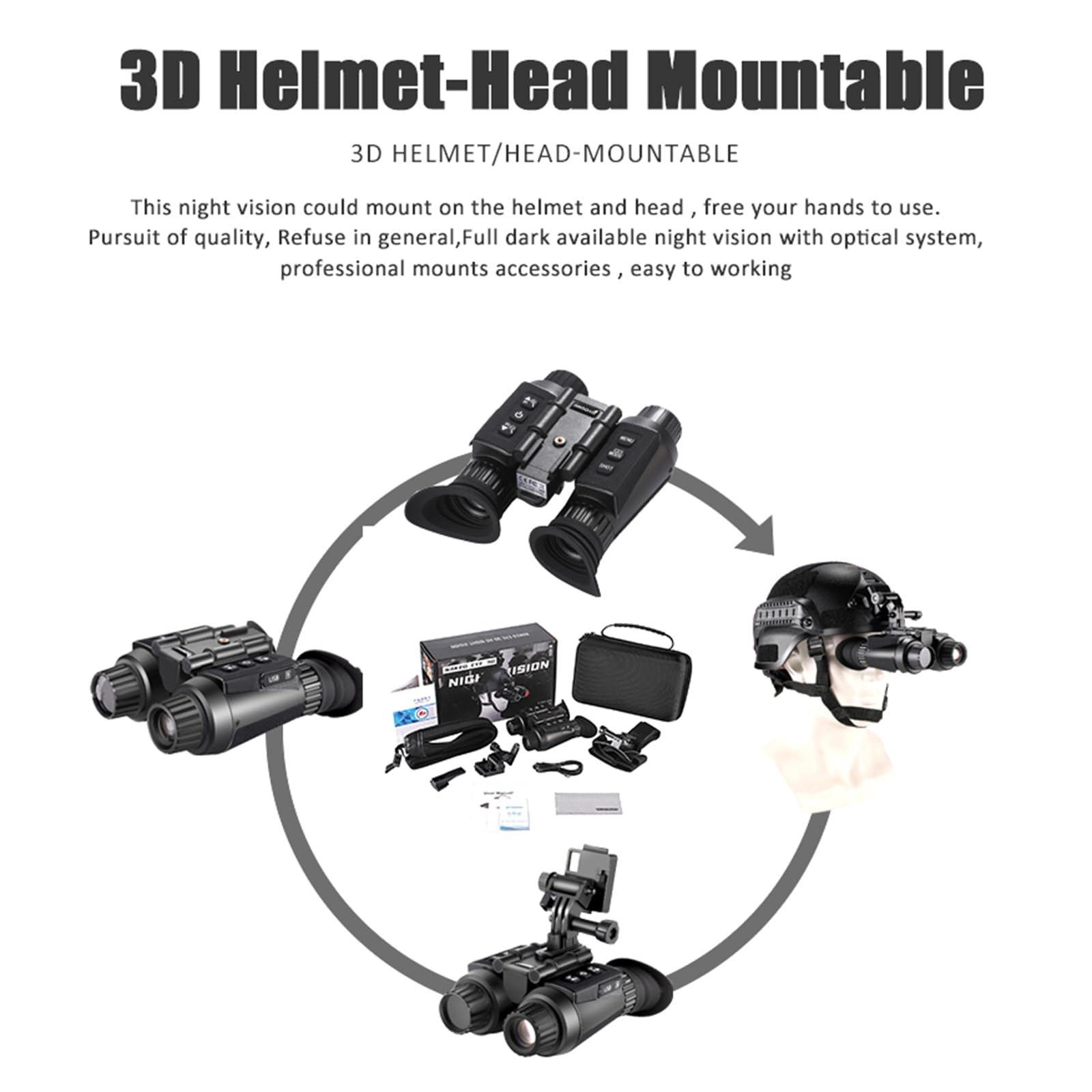 HUVIOVED NV8300 IP54 durability emphasizes all-weather outdoor use.