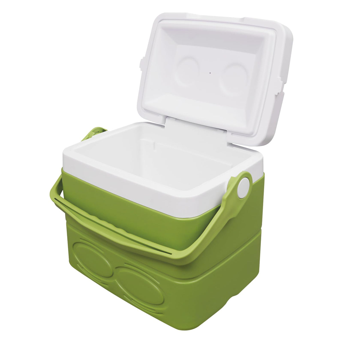 HUYSCVUI insulated cooler with top cup slots for easy beverage access during picnics