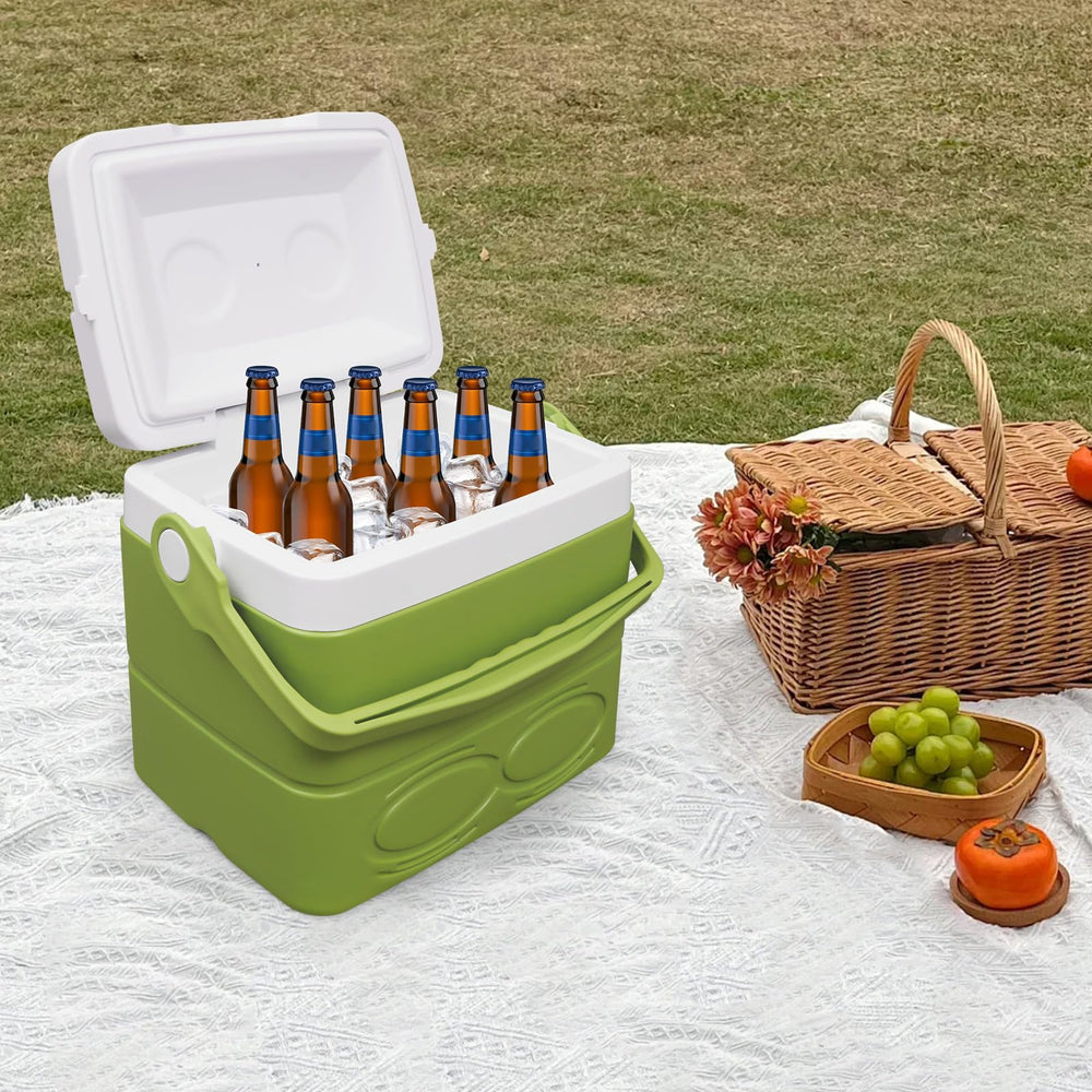 HUYSCVUI rectangular cooler with smooth round edges for safe handling