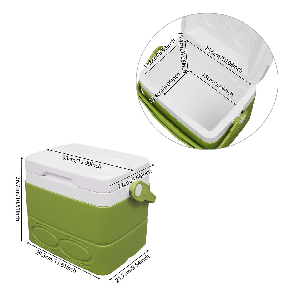 HUYSCVUI lightweight cooler at 4.08 lb for camping or beach days