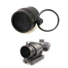 HWZ Kill Flash for ACOG 4x32 demonstrates tool-free installation.