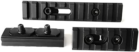 HWZ slotted Picatinny section securely fits compatible handguards.