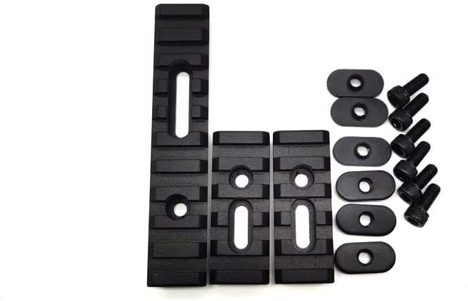 HWZ slotted Picatinny section with slim profile for tight spaces.
