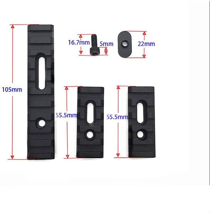 HWZ slotted section demonstrates easy installation on a handguard.