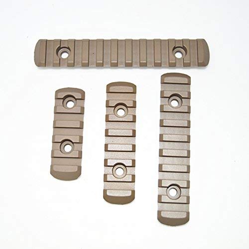 HWZ Tactical polymer section kit L3 in tan supports organized rail space for diverse gear