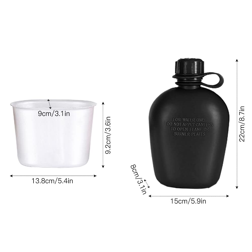 HXBER three-piece canteen kit in compact design for hikers
