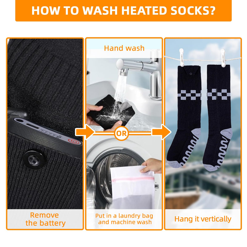HXERY heated socks gift packaging emphasizes a practical winter gift idea.