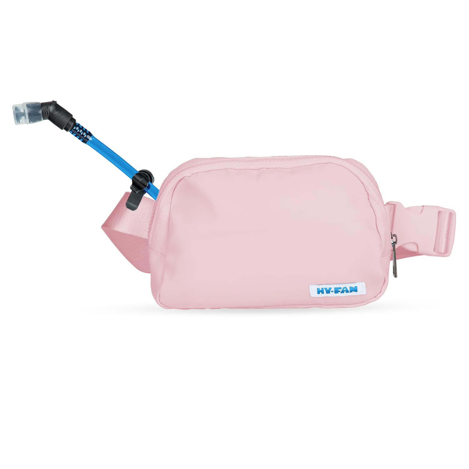 HY-FAN Kenai cross body with 17oz bladder in pink keeps you hydrated hands-free.