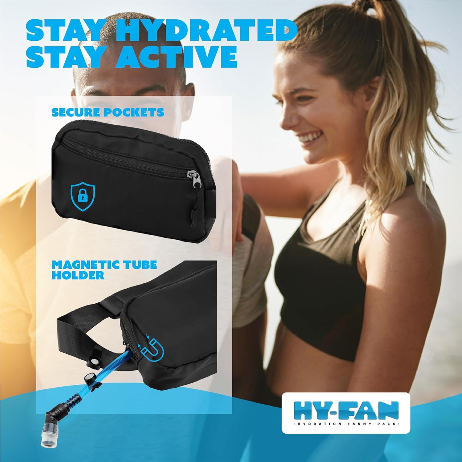 HY-FAN Kenai crossbody offers 17oz hydration and compact storage