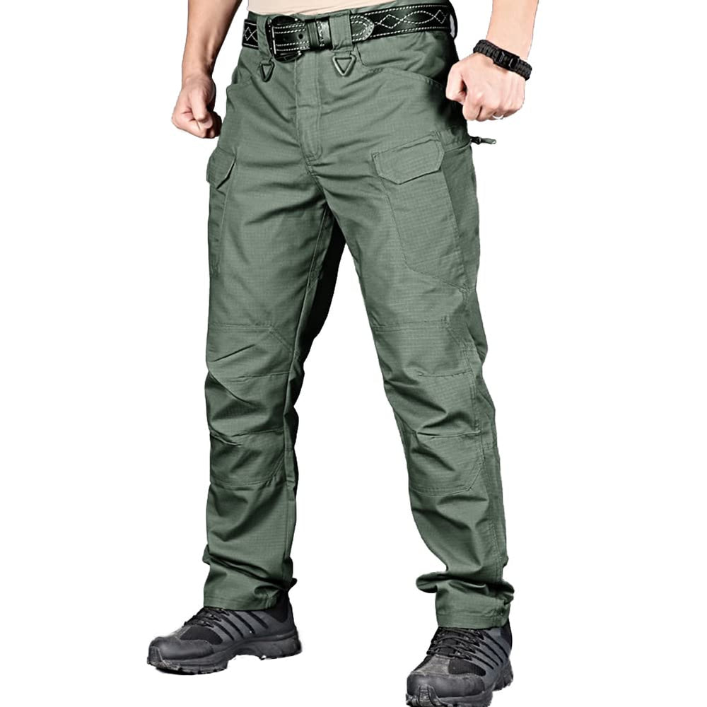 HYCOPROT Men's Tactical Pants full view highlighting rugged cargo design for outdoor versatility.