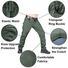 HYCOPROT pocket layout with 10 pockets for organization on hikes and work sites.