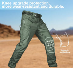HYCOPROT tactical pants ripstop texture close-up showing durable, abrasion-resistant fabric.